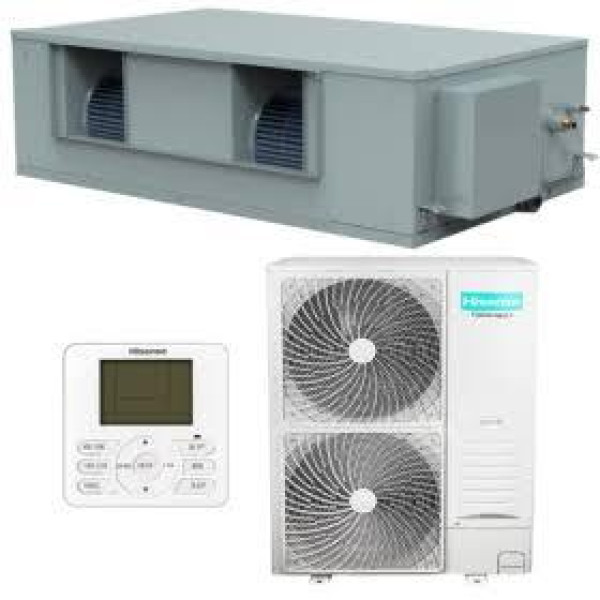 Hisense - Conduta 1x1 - Alta Pressão - Modelo Trifásico - 85Btus
